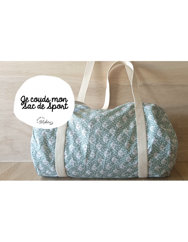 Kit DIY Couture : Je couds mon sac Taille Enfant (Gris)