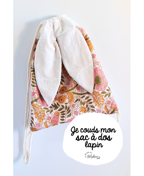 Kit DIY Couture : Je couds mon sac lapin